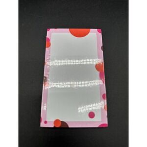 Wellspring Pocket Notepad Pink Border Polka Dot Refill 110 Made in USA New